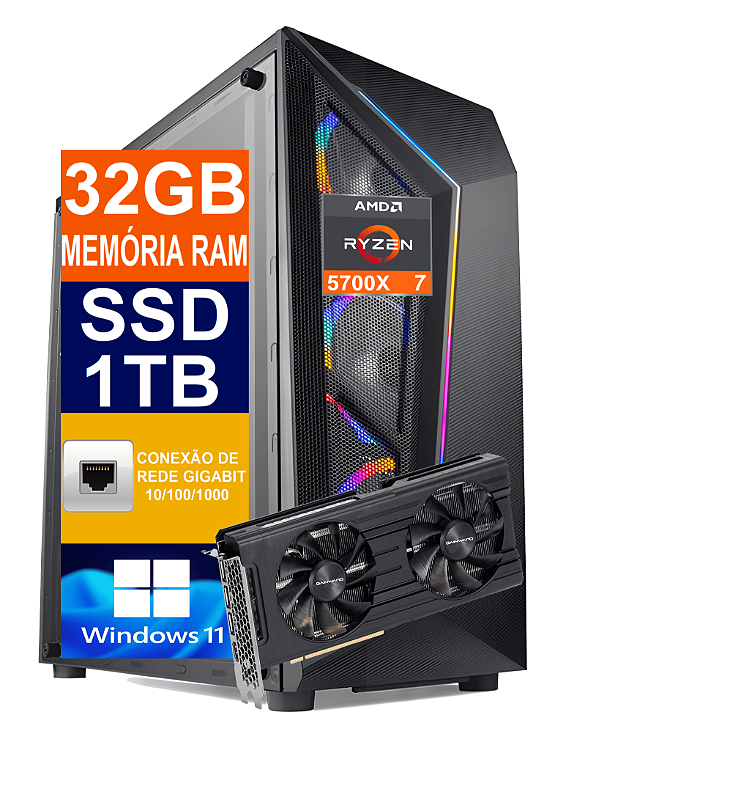 Ryzen7 5700x RTX4060Ti 32GB 1TB 突っ張っ B550