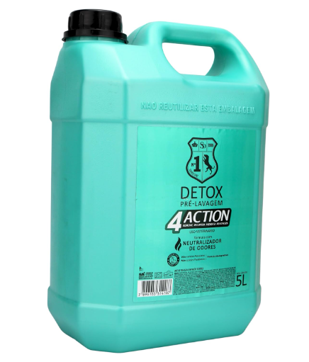 Shampoo Detox Profissional SD 4Action 5L para Cães e Gatos - Sanol