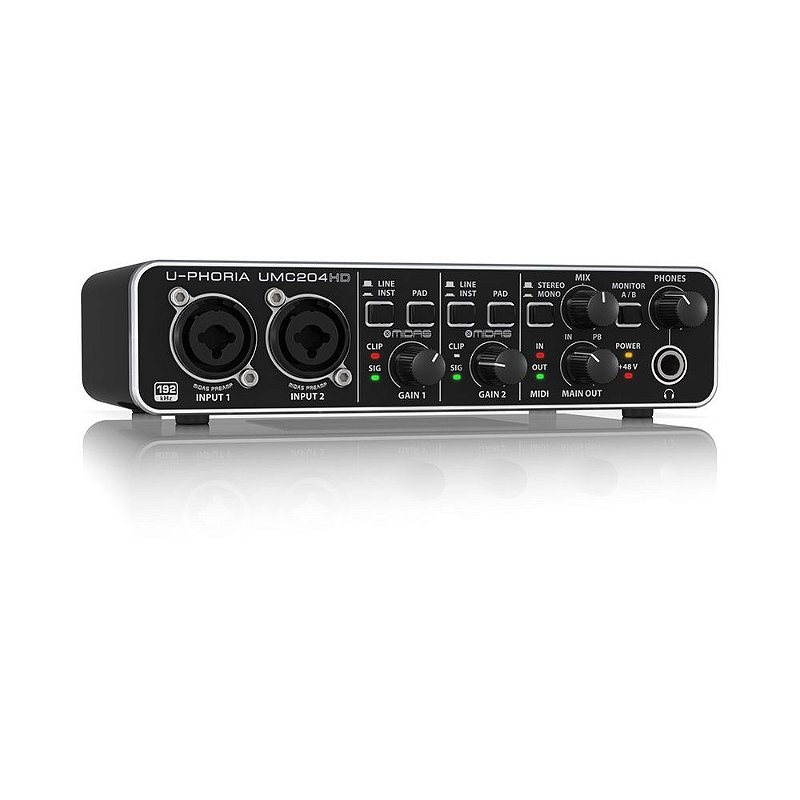 DTM・DAW Behringer U-PHORIA UMC204HD Interface de áudio - UMC204HD - Behringer - Toda Música