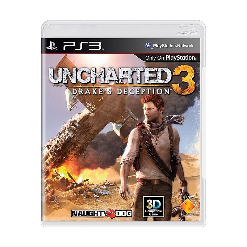 Jogo PS3 - Uncharted: Drake's Fortune (Mídia Física) - FF Games -  Videogames Retrô