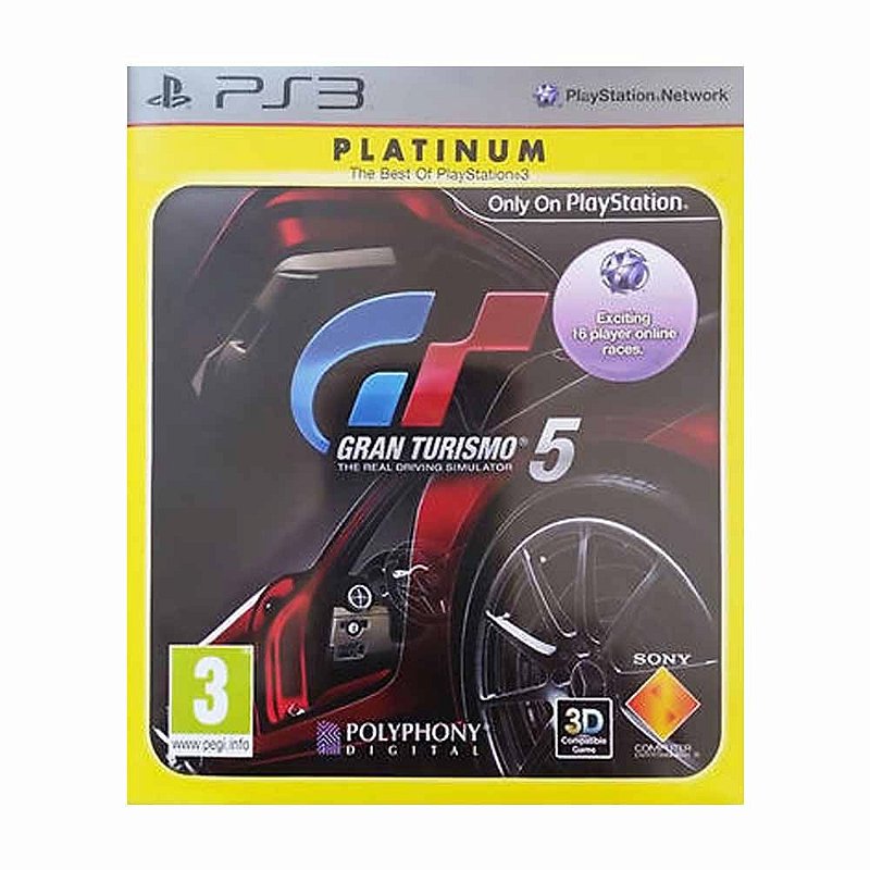 Jogo Gran Turismo 5 Playstation 3 Ps3 Legendas Português Mídia