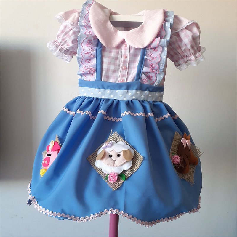 Vestido Fazendinha luxo