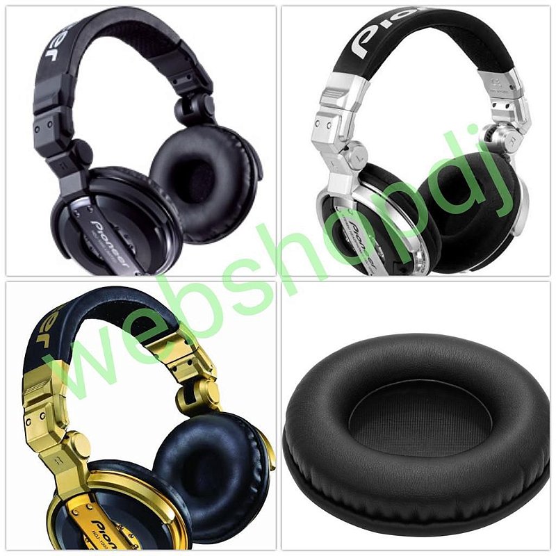 Ear Pad Pioneer HDJ1000/1500 Black (almofada de reposição) importado