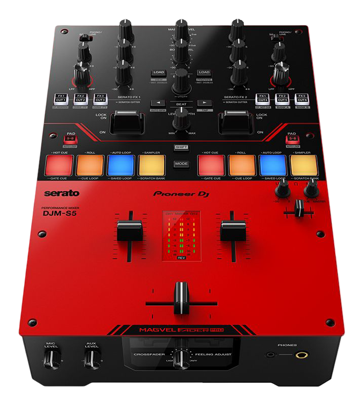 Mixer Pioneer DJ DJM-S5 Scratch 2 Canais Serato DJ - webshopdj