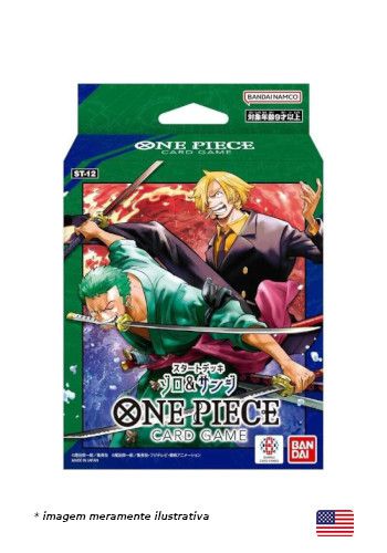 Starter Deck: ZORO AND SANJI ST12 ST-12 One Piece - Drop1 - Jogos