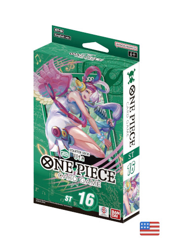 ONE PIECE TCG: STARTER DECK GREEN UTA [ST16] - Drop1 - Jogos de