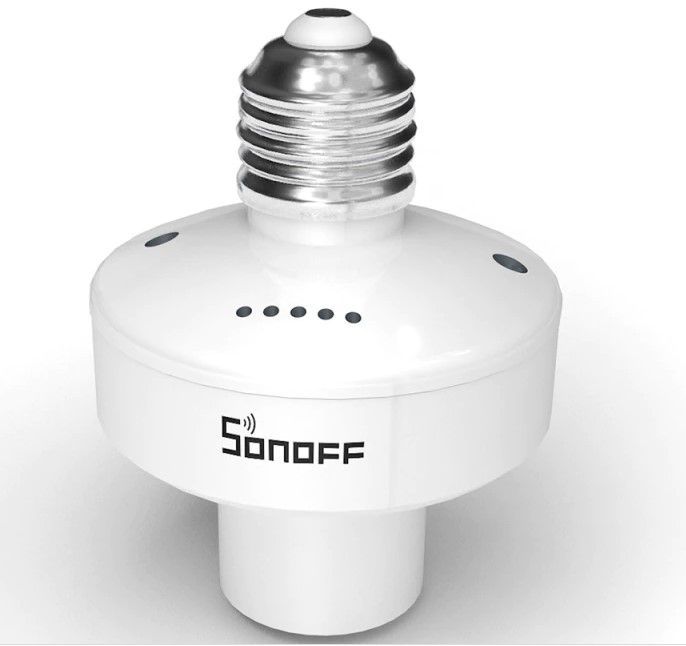 Sonoff Slampher Soquete Bocal Lâmpada Inteligente Wifi - Luminolândia