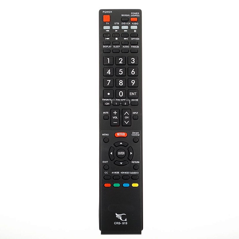 Controle Remoto Para Smart TV LED Sharp Aquos CRS919 VC8186 - Loja