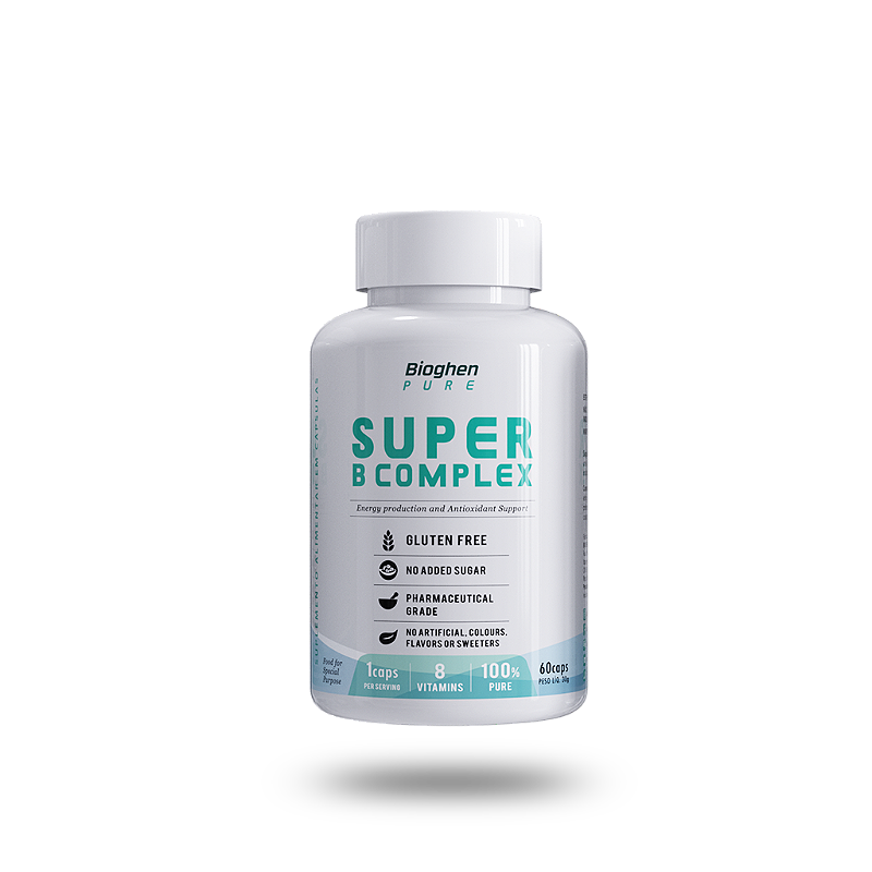 PURE SUPER B COMPLEX 60 Cápsulas Bioghen