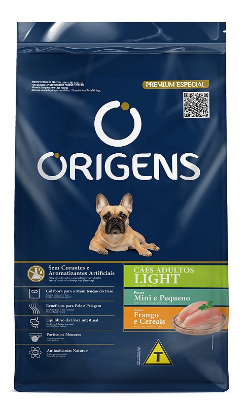 Ração Origens Cães Pequenos 3kg | Premium Especial Filhotes Adultos
