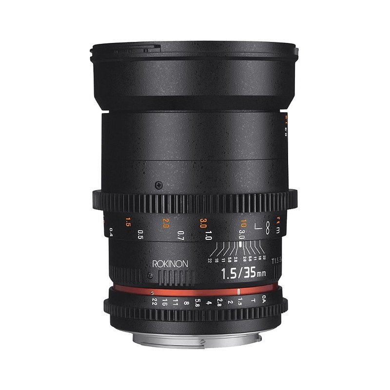 LOCAÇÃO - LENTE ROKINON PARA CANON - 35MM T1.5 EM RECIFE