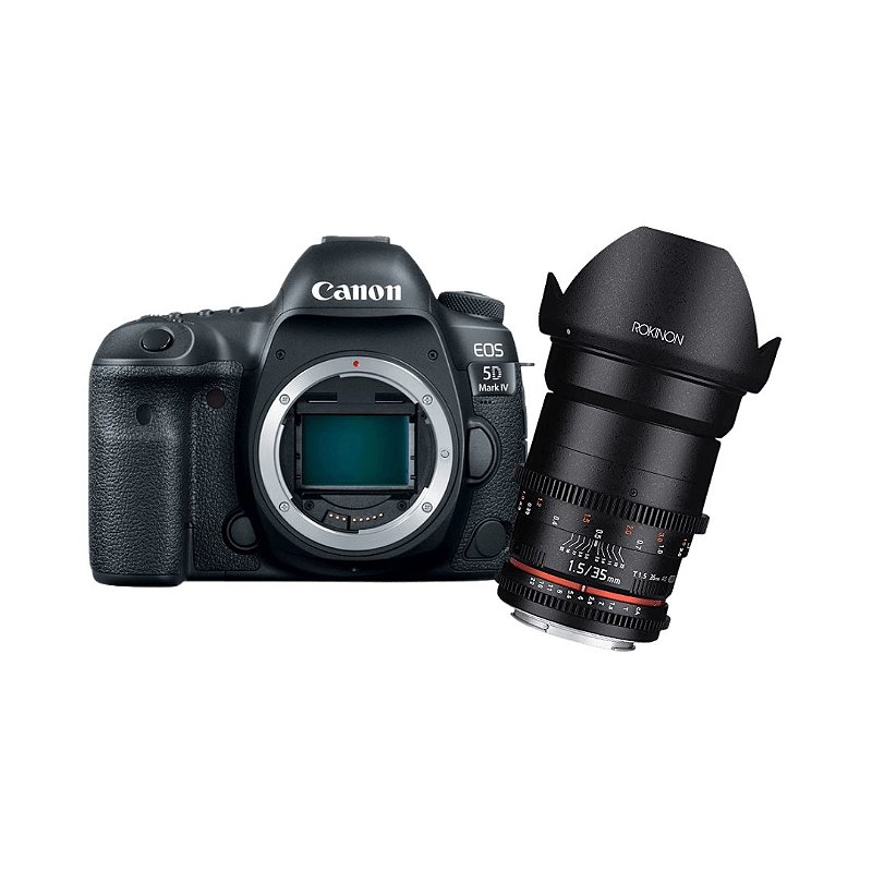 ALUGUE EM RECIFE CAMERA CANON 5D MARK IV + LENTE ROKINON CINE DS