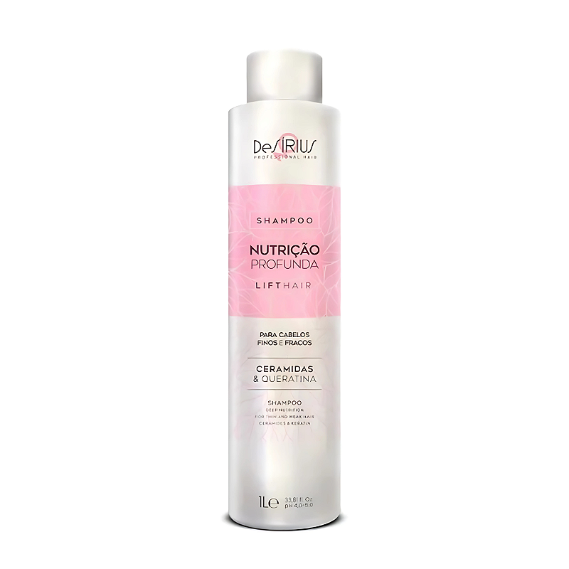 Shampoo Nutrição Profunda Lifth Hair De Sírius 1L - Top Cosméticos