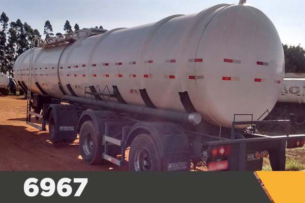 Carreta Tanque Aço Carbono Vanderleia (3ED) Rodotec • 2016  / 44000L / Carregamento Bottom Loading com serpentina
