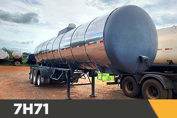 Carreta Tanque Aço Inox Térmica 25000Lts para Alimentícios