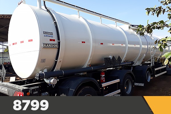 Carreta Tanque Aço Carbono Vanderleia (3ED) Randon • 2018 / 44.000L / Carregamento Bottom