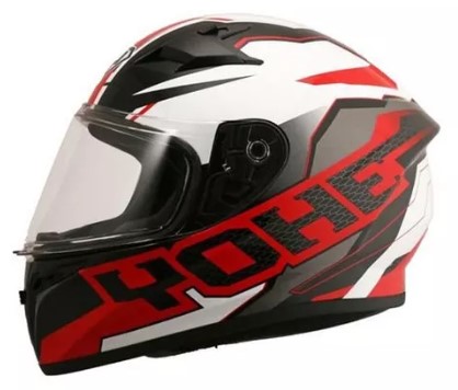 CAPACETE YOHE NEW BLADE TOPWAY VM/BCO 62 KR Moto Racing