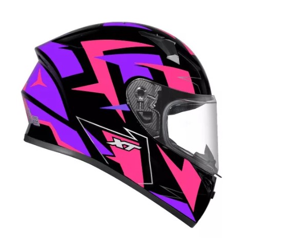 MARKED CF FAB プロモ CAPACETE EBF X TROY FF 526 CRUSH 58/PFO/ROSA - KR Moto Racing