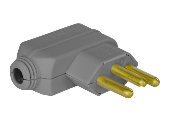 Plug Macho 20A (250V) - 2P+T - construirvilaolimpia