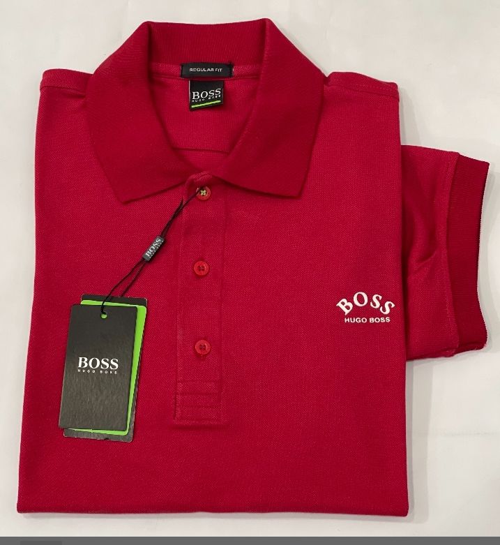camisa gola polo boss