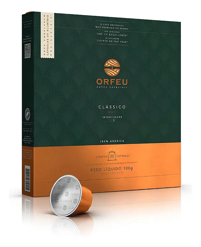 ORFEU Cápsulas De Café Orfeu Clássico Compatível Com Nespresso