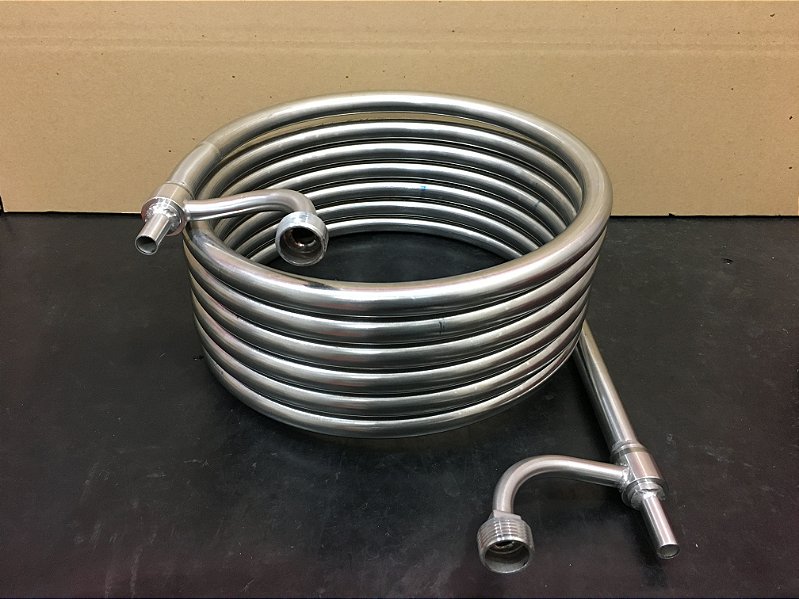 Chiller de contra fluxo em inox Brewmetal 6 METROS - Brewmetal ...