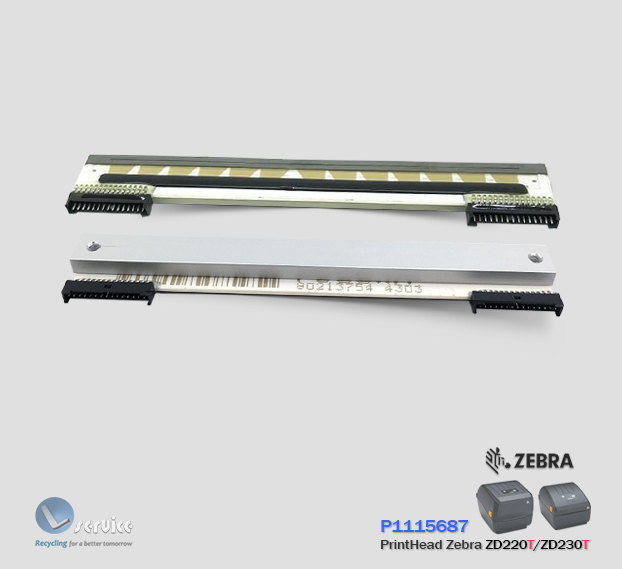 Cabeça Térmica Zebra ZD220, ZD230 - Lservice peças e impressoras.