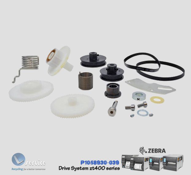 Drive System Zebra ZT400 Series - Lservice peças e impressoras.