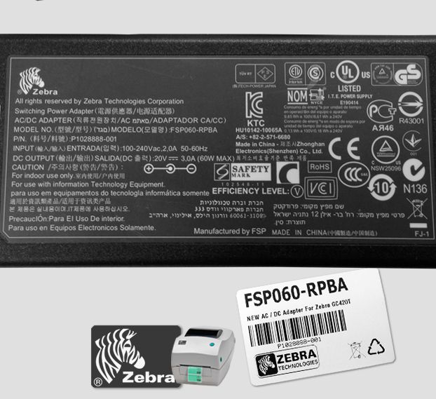 Fonte AC/DC Zebra GC420/TLP2844 (Original) - Lservice peças e