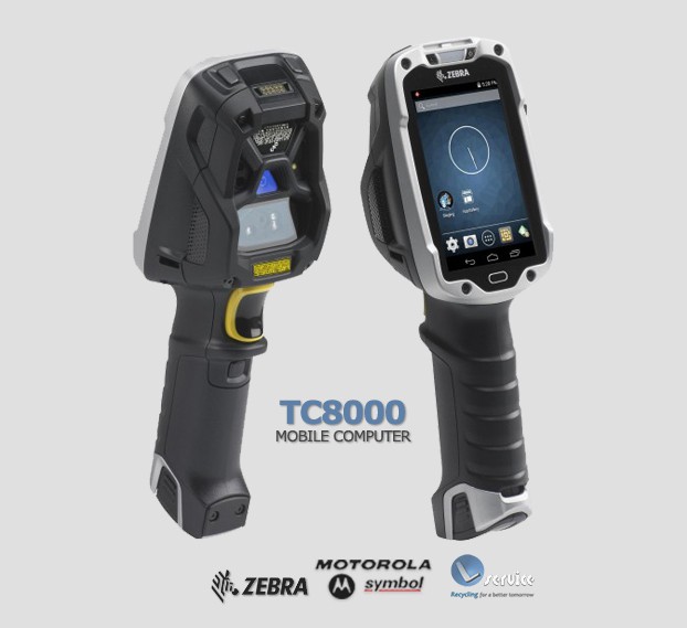 Coletor de dados Zebra TC8000/TC8300 - Lservice peças e impressoras.