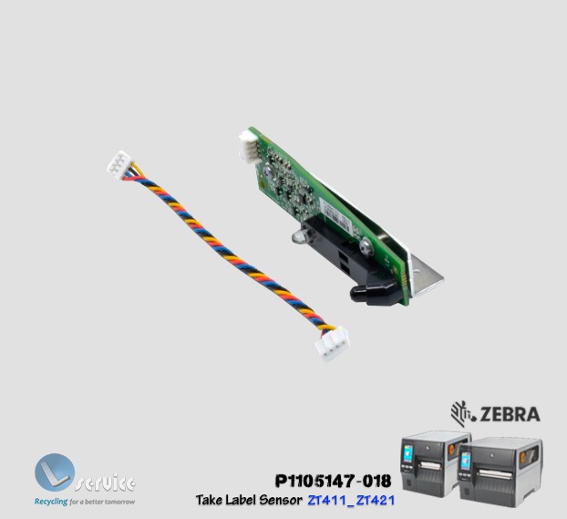 Take Label Sensor Zebra ZT411/ ZT421 - Lservice peças e impressoras.