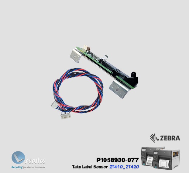 Take Label Sensor Zebra ZT410/ ZT420 - Lservice peças e impressoras.