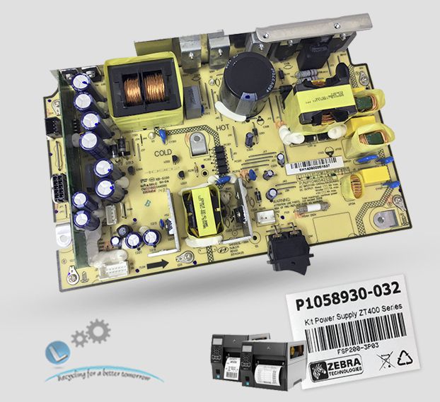 Placa Fonte Zebra ZT410-ZT420 - Lservice peças e impressoras.