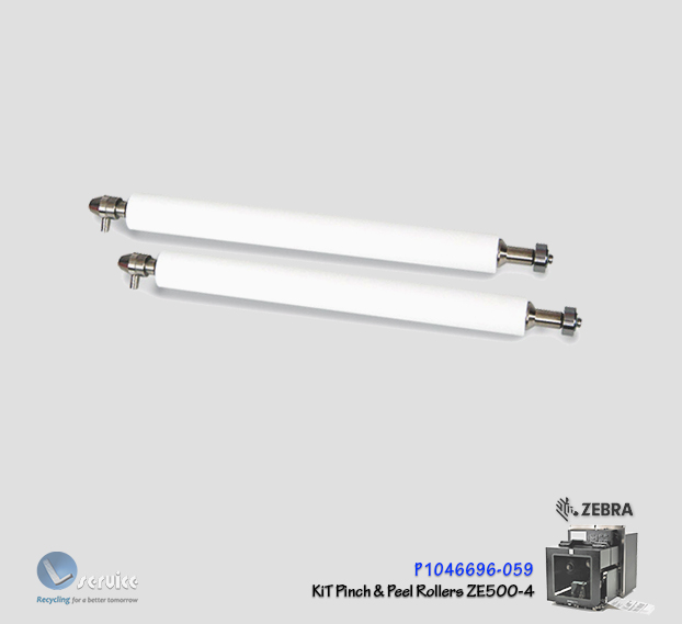 DR. SOIÉ セット Pinch & Peel Roller KiT Zebra ZE500-4 - Lservice peças e impressoras.