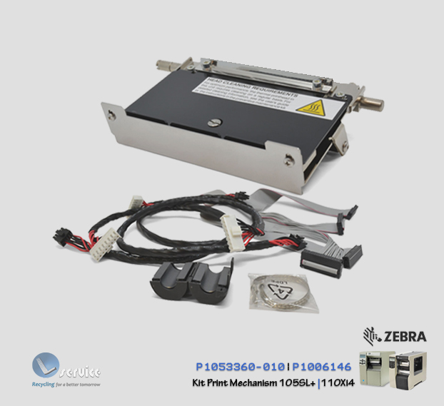 Kit Mecanismo da cabeça Zebra 110Xi4, 105SL+ - Lservice peças e