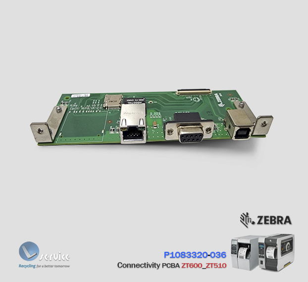 Placa Conectividade Zebra ZT510, ZT610, ZT620 - Lservice peças e