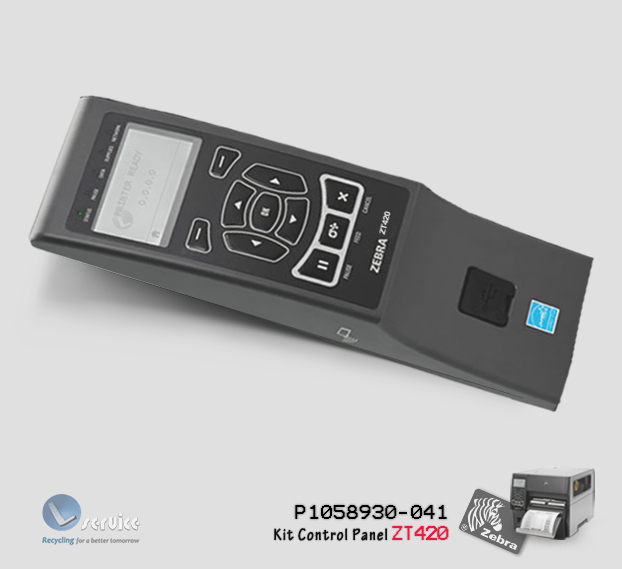 Painel de controle Zebra ZT420 → P1058930-041 - Lservice peças e
