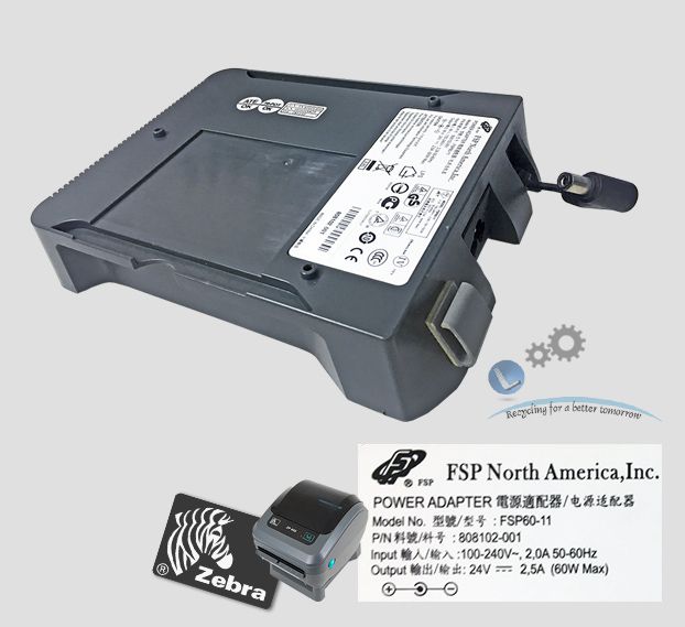 Kit Power Supply Zebra ZP450ZP500ZP505808102001 Lservice peças e