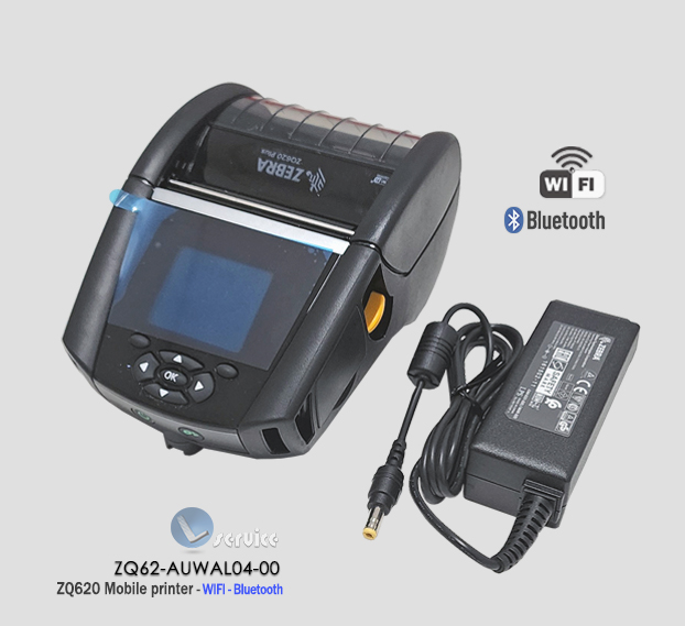 Impressora PortátiL Zebra ZQ620 Plus (WiFi/Bluetooth) - Lservice