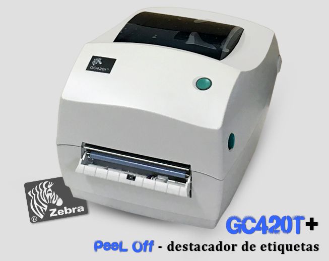 Impressora de etiquetas Zebra GC420T + Kit PeeL Off - Lservice