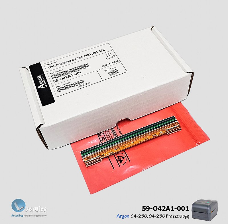 Cabeça de impressão Argox O4-250 series - Lservice peças e