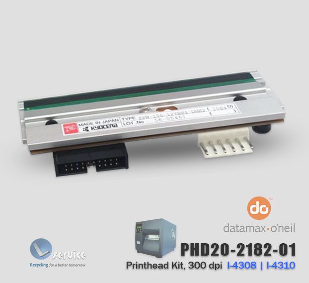 Cabeça Térmica Datamax I-4308| 300DPi | PHD20-2182-01 - Lservice