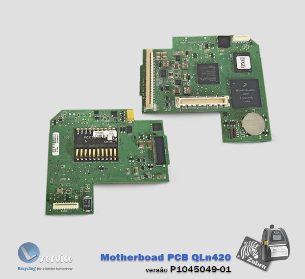拡張カード 0100-01774 PCB ASSY 300mm QRG Placa principal (Motherboad PCB) Zebra QLn420 - Lservice peças e