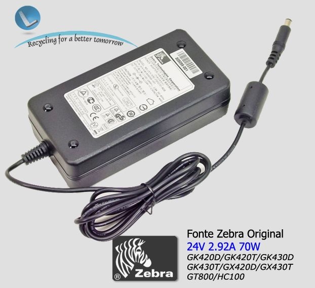 Fonte Externa Zebra G-Series - Zebra FSP070 - Lservice peças e