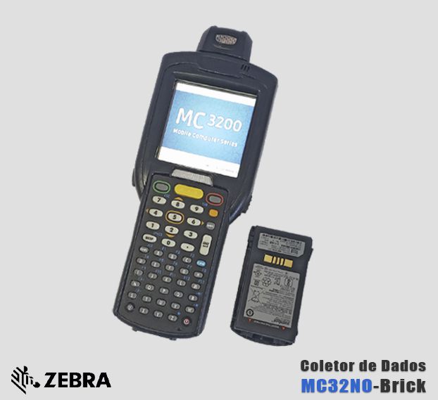 ⭐︎モコ⭐︎ Coletor de Dados Zebra MC32N0 R (Brick) - Lservice peças e