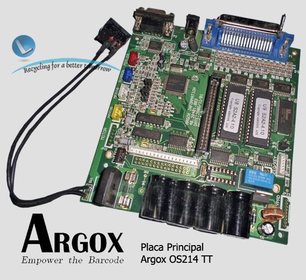 Placa principal argox OS214 TT - Lservice peças e impressoras.