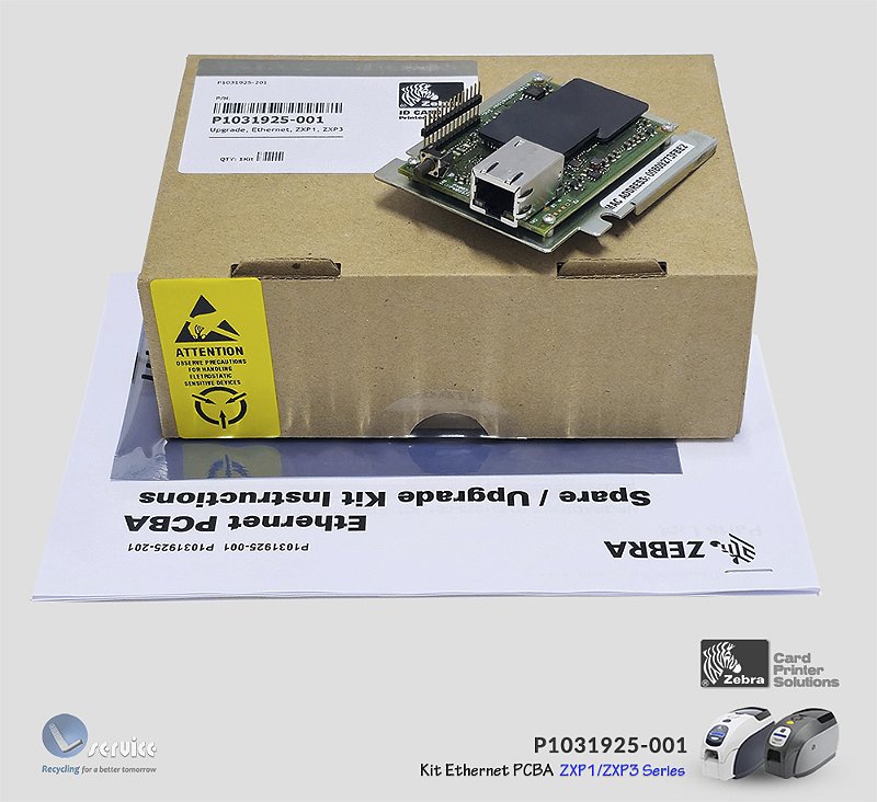 Placa de Rede Ethernet Zebra ZXP3 - Lservice peças e Placa de Rede Ethernet Zebra ZXP3 - Lservice peças e