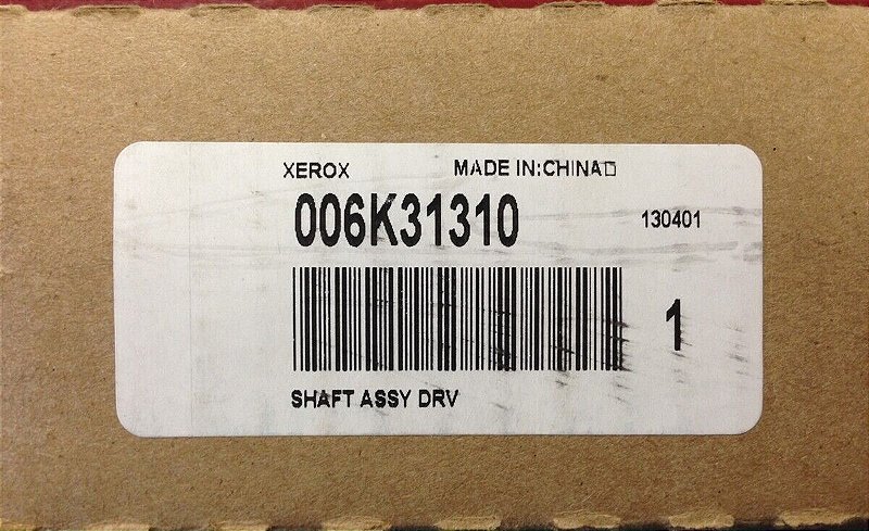 Conjunto de Eixo XEROX 006K31310 6K31310 DRV NOVO - Coletor
