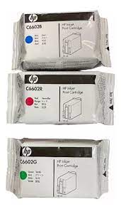 Kit Cartucho Hp C6602 Green / Blue / Red Original - Coletor Digital ...