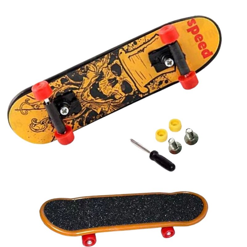 Brinquedo Skate De Dedo Com Rampa Obstáculo Radical